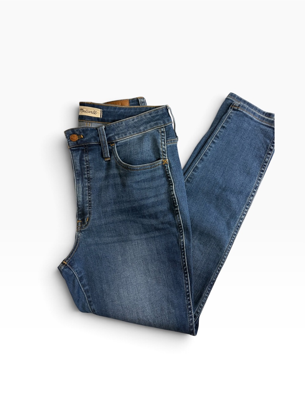 Madewell Curvy Roadtripper Jeans Women’s 30 High Rise Skinny Stretch Blue